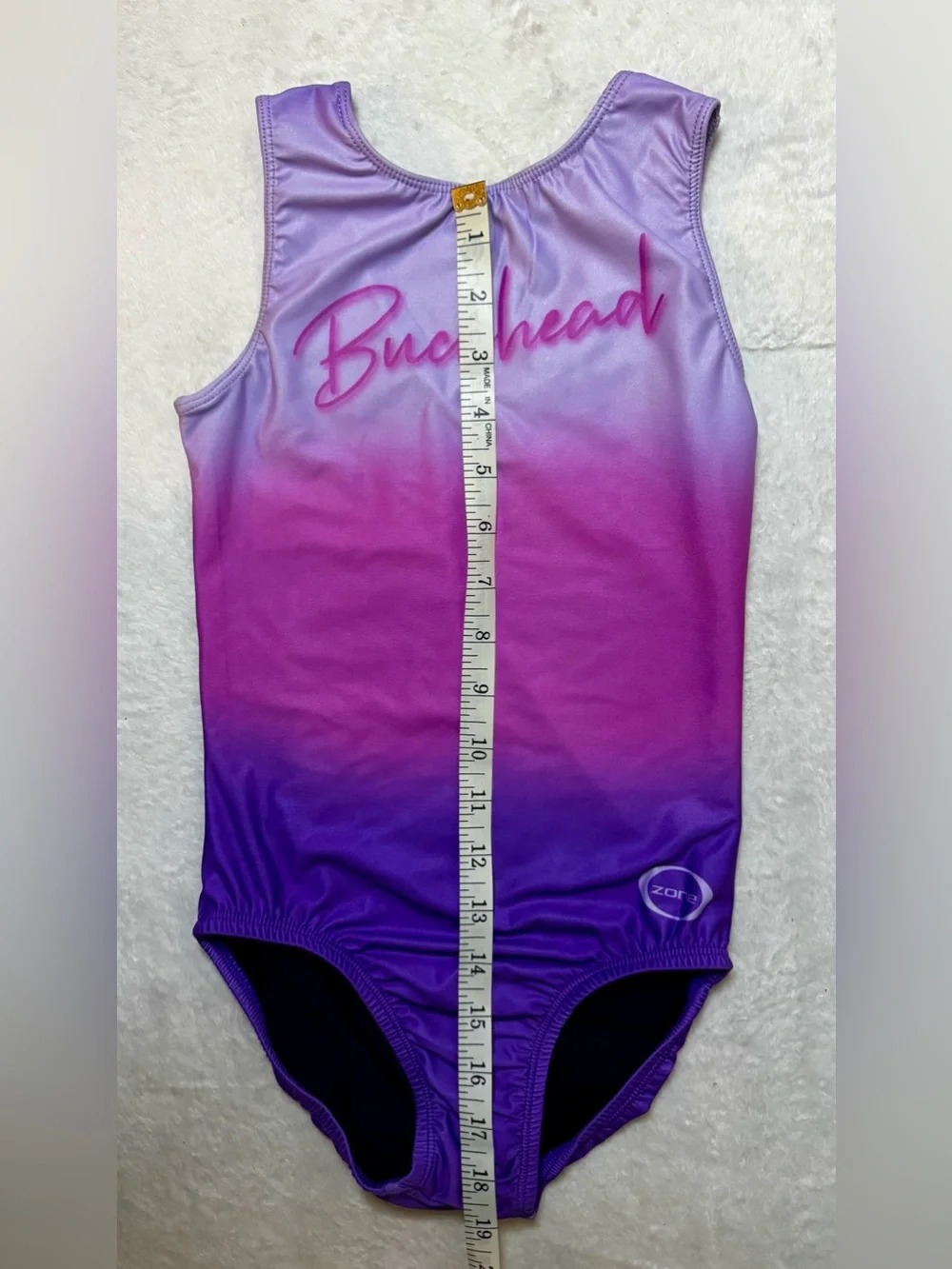 Youth Large Gradient Purple Zone Gymnastics Leotard